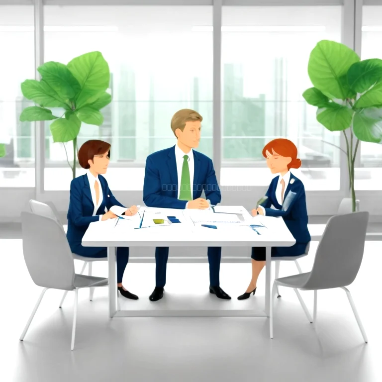 リーダーがチームを導くイメージ